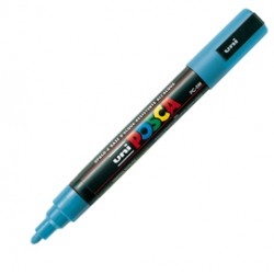 Marcatore uni posca pc5m p. Media 1,8-2,5mm azzurro