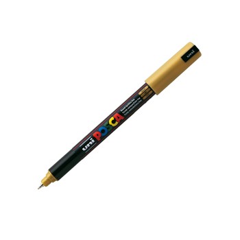 Marcatore uni posca pen pc1m p. Extra fine 0,7mm oro