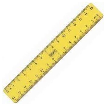 Righello 15cm trasparente - Colori assortiti