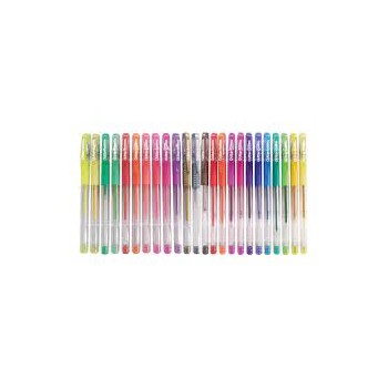 Penne Gel con inchiostro Glitter profumato - Cf. 24 pz