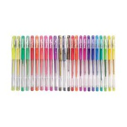 Penne Gel con inchiostro Glitter profumato - Cf. 24 pz