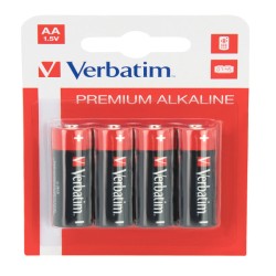 Scatola 4 Pile AA Alkaline Stilo