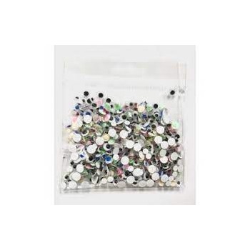 Occhietti adesivi mobili tondi 12mm - Cf. 100 pz