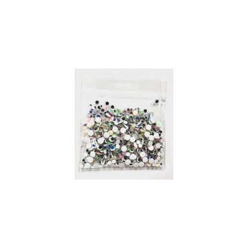 Occhietti adesivi mobili tondi 12mm - Cf. 100 pz