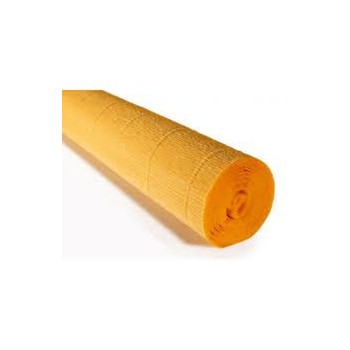Rotolo Carta Crespa 180 gr 50cm x 2,5m colore Arancione...
