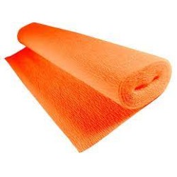 Rotolo Carta Crespa 180 gr 50cm x 2,5m - colore Rosa salmone/Arancio chiaro