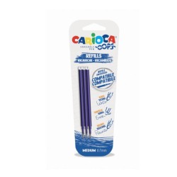 Refill Universal Blu Cf. 3pz Carioca Oops - Compatibile