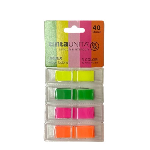 Post it segnapagina 12mmx45mm 4 colori Neon -...