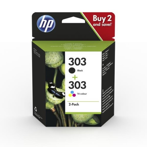 Multipack Cartucce HP 303 nero + colore