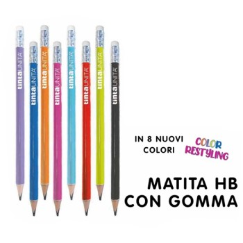 Matita con gommino Tinta Unita