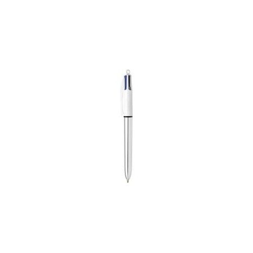 Bic 4 colori Shine - fusto Argento
