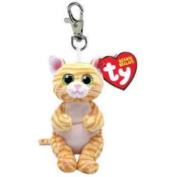 Peluche Ty con gancio - Gattino tigrato giallo