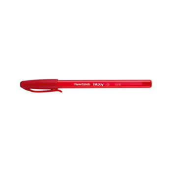 Penna sfera inkjoy 100 stick 1,0mm rosso papermate