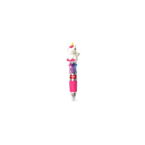 Mini Penna a sfera 4 colori Unicorno