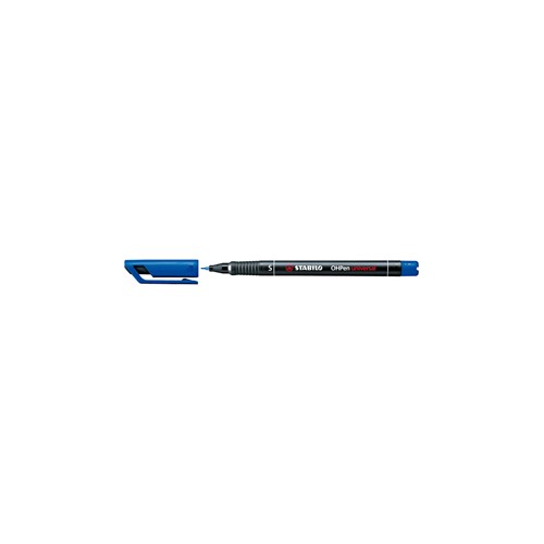 Pennarello stabilo ohpen 841 permanente superfine blu