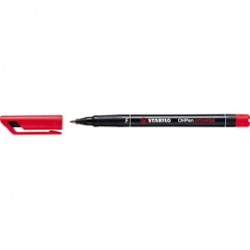 Pennarello stabilo ohpen 842 permanente fine rosso