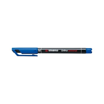 Pennarello stabilo ohpen 843 permanente medio blu