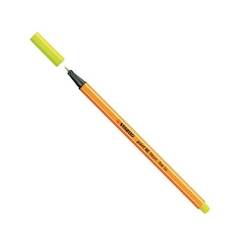 Pennarello stabilo point 88/024 giallo neon