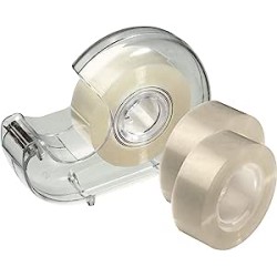 Nastro adesivo trasparente 18x33 con dispenser
