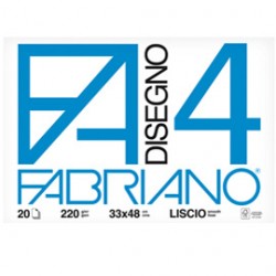Album blocco Fabriano4 33x48cm 220gr 20fg liscio