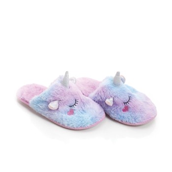 Pantofole in peluche - Unicorno