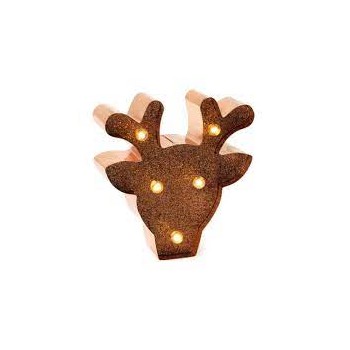 Mini Luce decorativa glitter - Renna