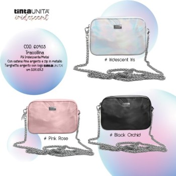 Tracollina Iridescent/Metal con catenina