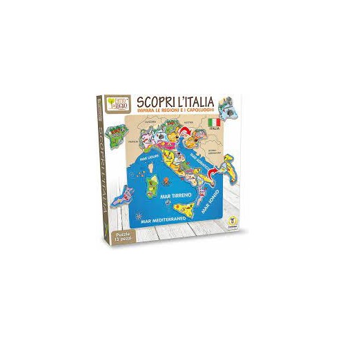 Scopri l'Italia puzzle 13 pz staccabili - Fatto...