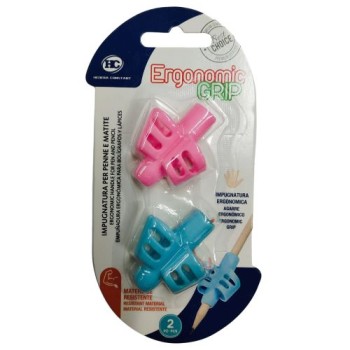 Impugnatura Ergonomica per Penne e Matite - Blister da 2...