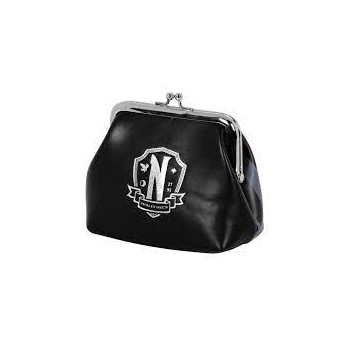 Portamonete casual clik clak Mercoledì Addams