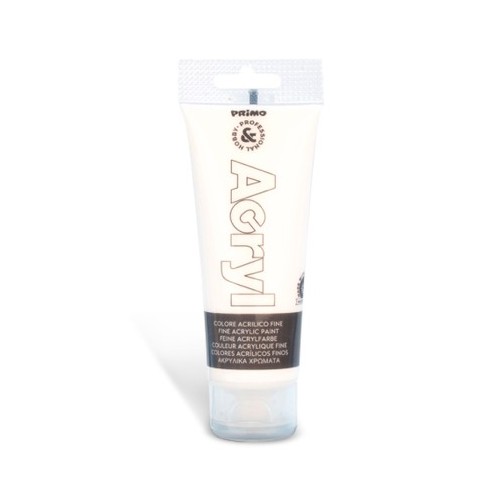 Tempera acrilica Primo Acryl tubetto 75 ml Bianco