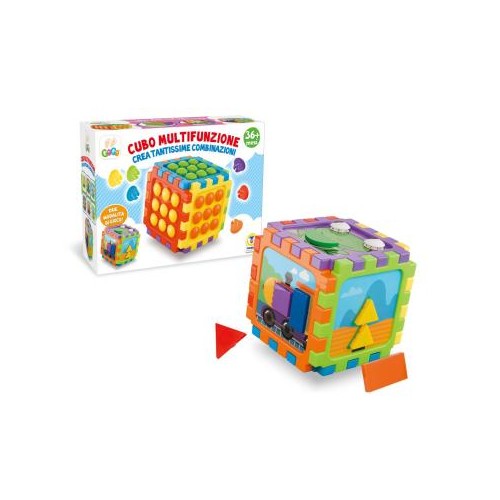 Cubo multiattività montessoriano 2in1