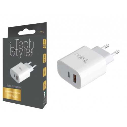Spina ricarica compatibile con ingressi Usb/TypeC