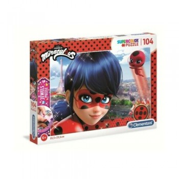 Puzzle 104 pezzi miraculous / 33,5 x 23,5 / 6+