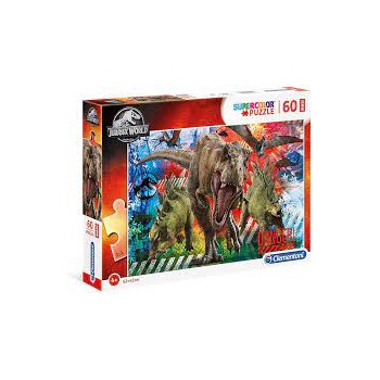 Puzzle Dinosauri Jurassic World 60 pezzi Maxi Supercolor
