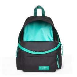 Zaino Eastpak Padded Pak'r Kontrast Stripe Black and Green Nero e Verde 24lt