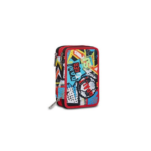 Astuccio 3 zip SJ Gang Firegoal Boy