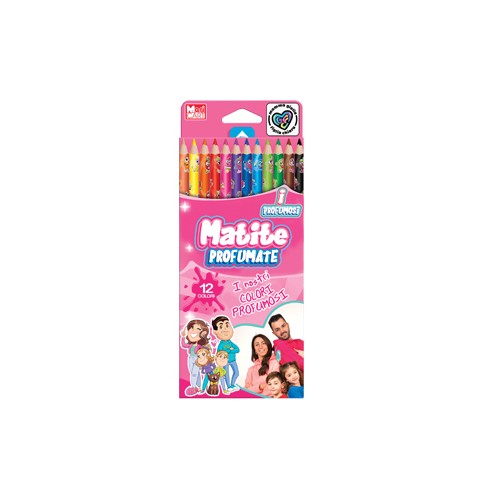 Matite profumate 12 colori Mamma Giulia Figlia...