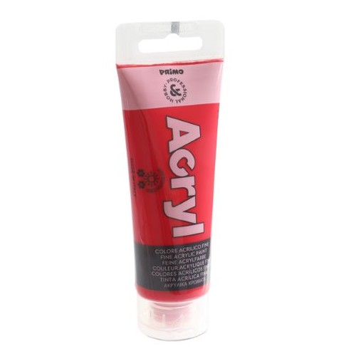 Colore Acrilico Primo Acryl 75ml rosso carminio