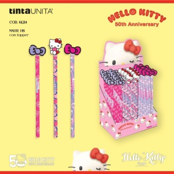 Matita con topper modelli assortiti Hello Kitty 50th...