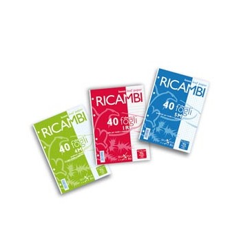 Ricambi forati a5 4mm 80gr quaxima 40fg 80gr pigna