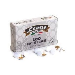Puntine bianche confezione 100 pezzi
