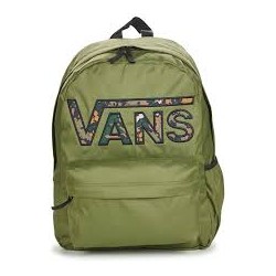 Zaino Vans Old School verde militare con scritta mimetica