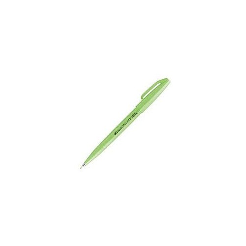 Penna Brush Sign Pentel Fluorescent Green