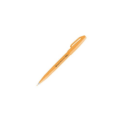 Penna Brush Sign Pentel Fluorescent Orange
