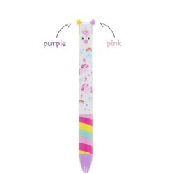 Penna a due colori Click&Clack Unicorno Legami
