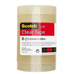 Rotolo nastro adesivo Scotch 3M 508 19mm x 66mt in ppl