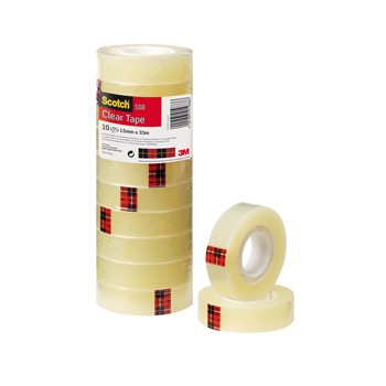 Rotolo nastro adesivo scotch 508 3m 15mmx33m in ppl