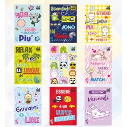 Maxi Quaderno A4 50 Special Righe C (1R con margine) con margine TU Zoo