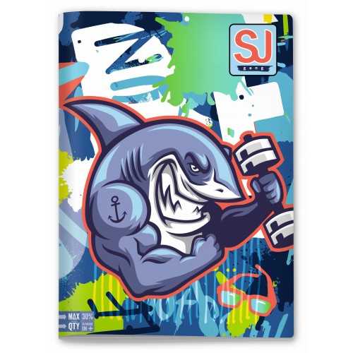 Maxi Quaderno A4 SJ Animali Boy Quadretti Medi 5mm